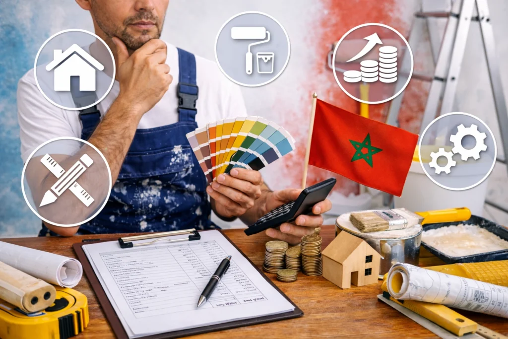 العوامل الأساسية المؤثرة في حساب تكلفة الصباغة في المغرب