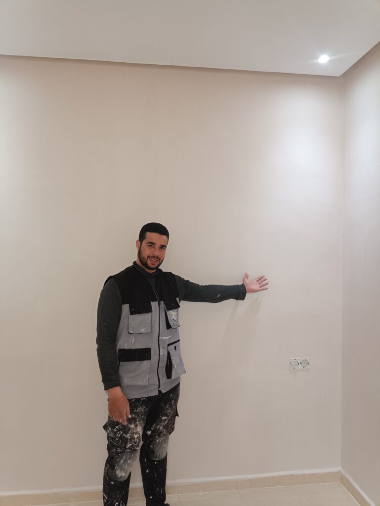 صباغة إيكولوجية بألوان هادئة في مراكش ديكور داخلي صحي