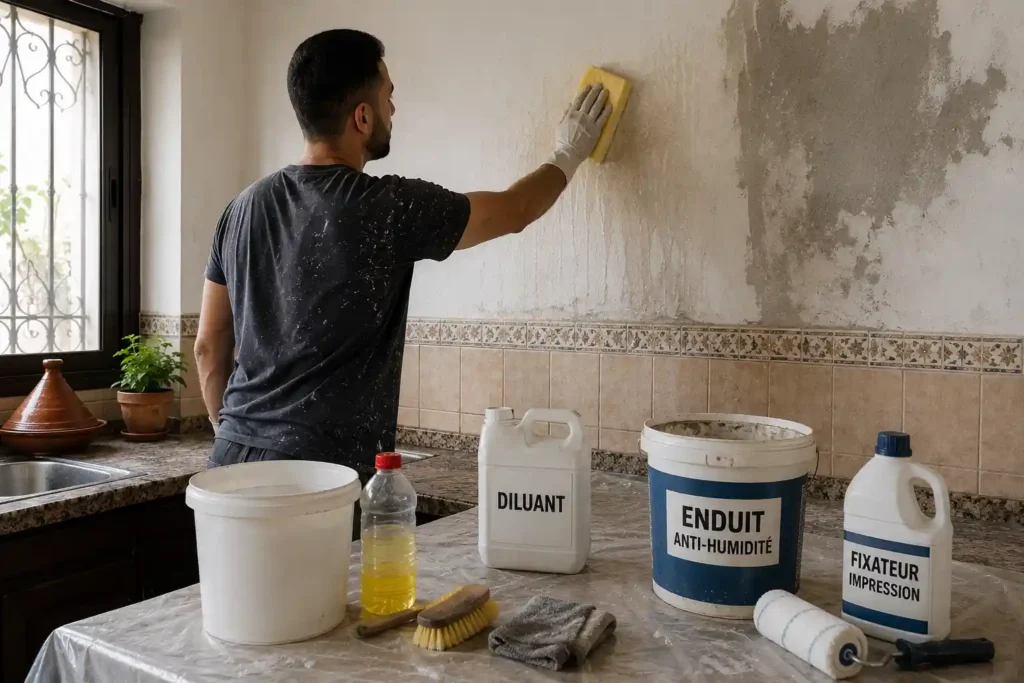 خطوات أساسية قبل تطبيق الصباغة في المطبخ